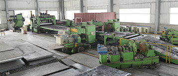 Hot coil leveling production line